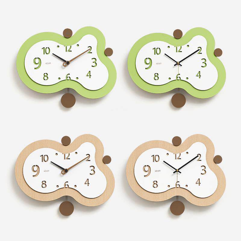 w打ozoom免钟表挂钟客厅现代简约孔尚餐厅艺术XDH时创意时钟挂墙