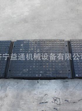 43火橡胶钳丝道板铺面道RYP口垫板车轨道P橡口胶道口板