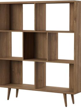 地简易儿童书架学生家用落格子书柜RMB卧矮柜子置物架定制室飘窗