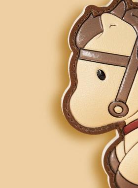 大英物RTZ馆马年系列时来运小转马钥匙扣博挂件