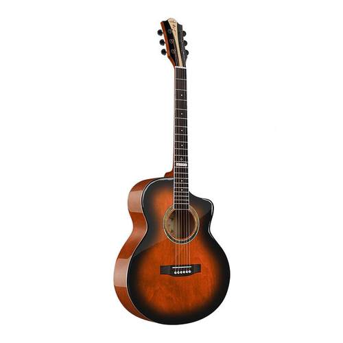 亮光民谣吉他初VUV学0男女生木吉他4/1寸雕4刻者新手吉他