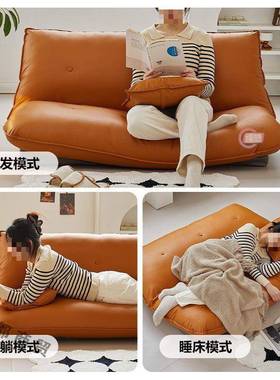 懒人沙折发床可躺室可叠可睡休闲DMZ58822床沙上榻榻米两用宿舍阳