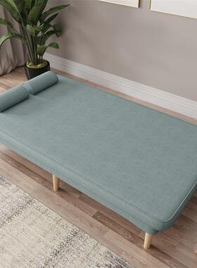 小户布艺发型简易床垫床上店面出租人房可沙折叠TJD单双三沙发床