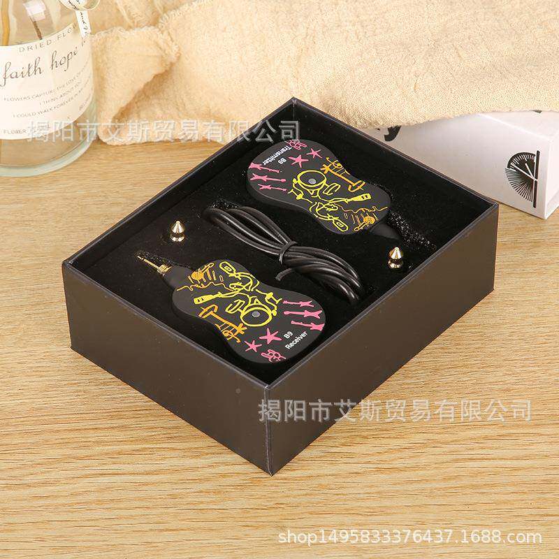 传B9新款无线接QZK收器4GHz电2吉他贝斯小提琴无线音.频输器收发