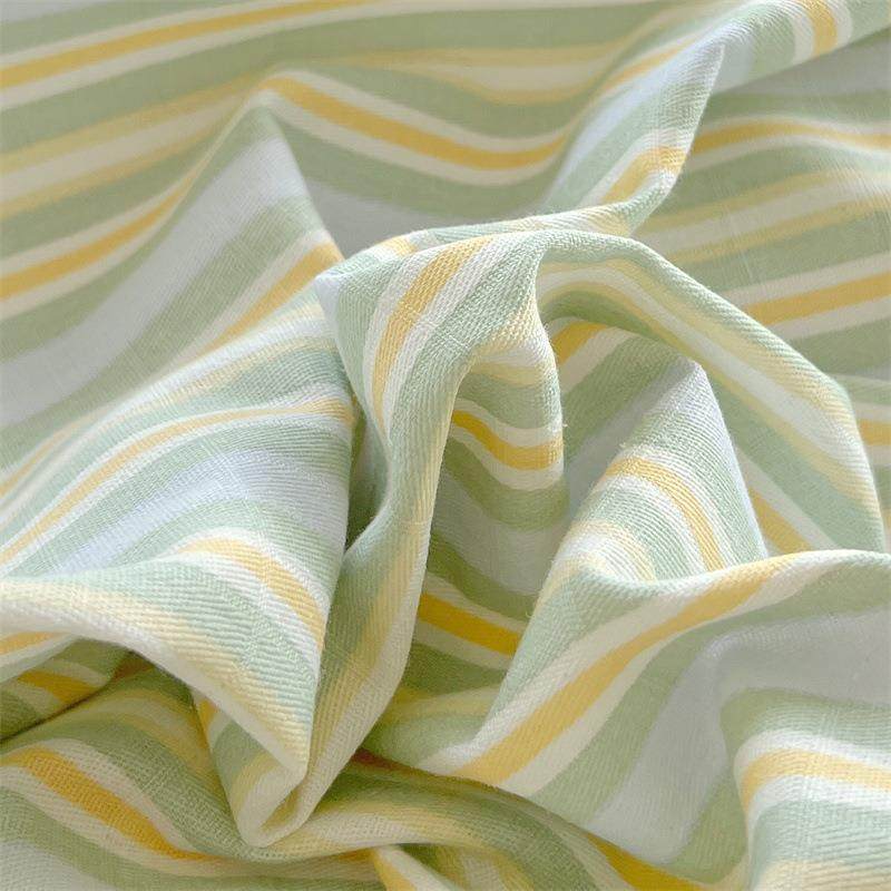 纯老粗布四件套全100棉加厚棉套床单学生宿舍床笠VL款三件套被4