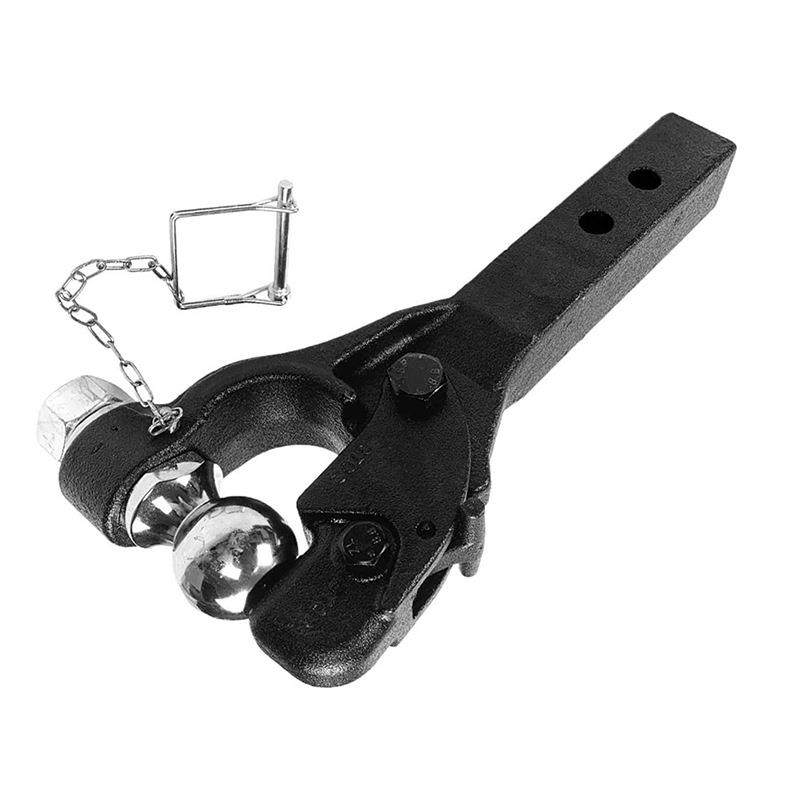 汽拖臂车钩战斧虎牵头勾改装TKR房车流氓钩引器连接杆拖车车杆拖