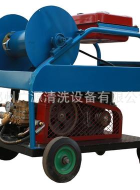 压疏管道清洗机市政小区下水管堵死污水管道通设备高汽油UUX驱动