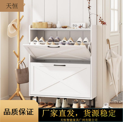 美式设计感大容量入户鞋柜