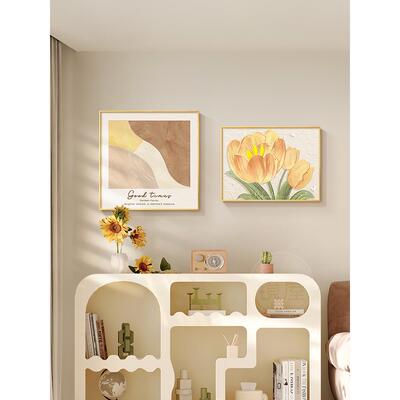 WSJ-1573金法画式奶油风挂卧室装饰抽象艺术郁香餐厅壁画主卧床画