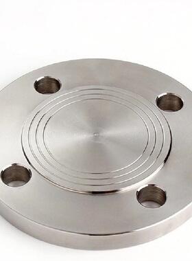 304不锈钢法兰盲板DN1-N900OEX化工管盖板5P25道堵板非标带负差闷