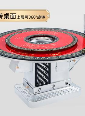 农村柴两用取暖LNT炉气化柴火炉煤室内新烧柴家烤火炉型用煤炭回