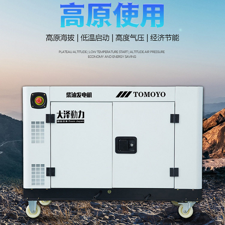 大泽动力12千瓦高原低音柴油发电