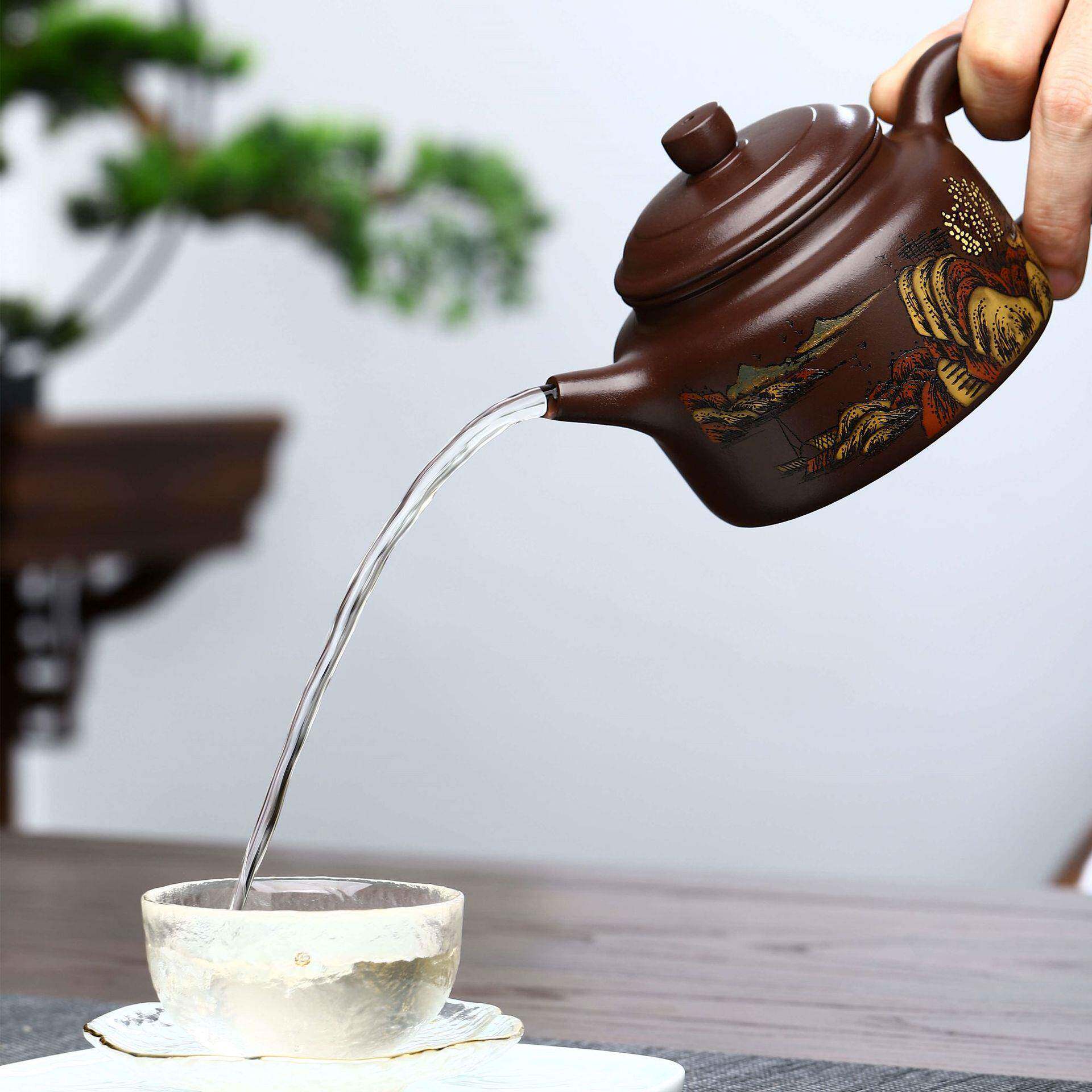 兴紫砂壶全手工茶养SZC生壶原矿宜老紫泥德钟茶壶泡产地自自产销