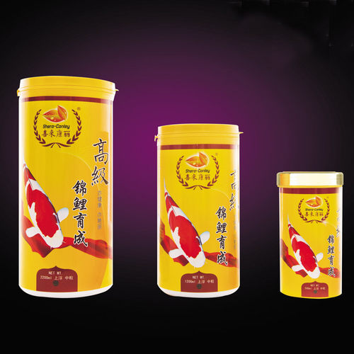 喜来康丽 锦鲤饲料育成增体鱼粮主食增肥增色颗粒不浑水鱼食