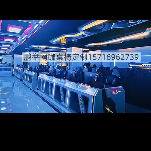 新款网吧桌椅网咖桌定制电竞酒店双人多人一体游戏电脑桌双层DIY