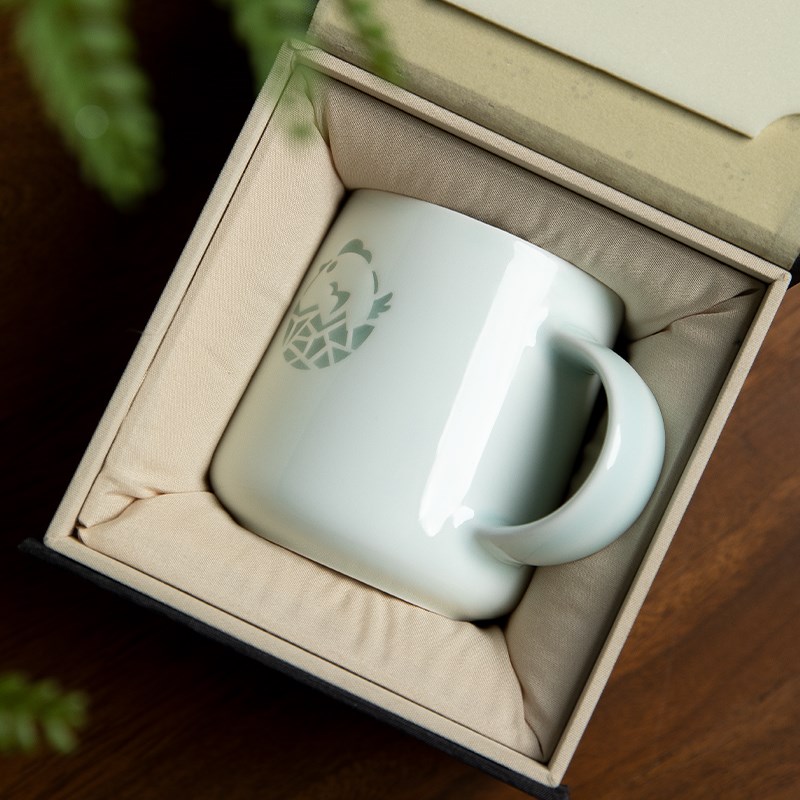 鸡十二生肖陶瓷杯子情侣对杯带盖高颜值创意水杯礼盒装马克杯定制