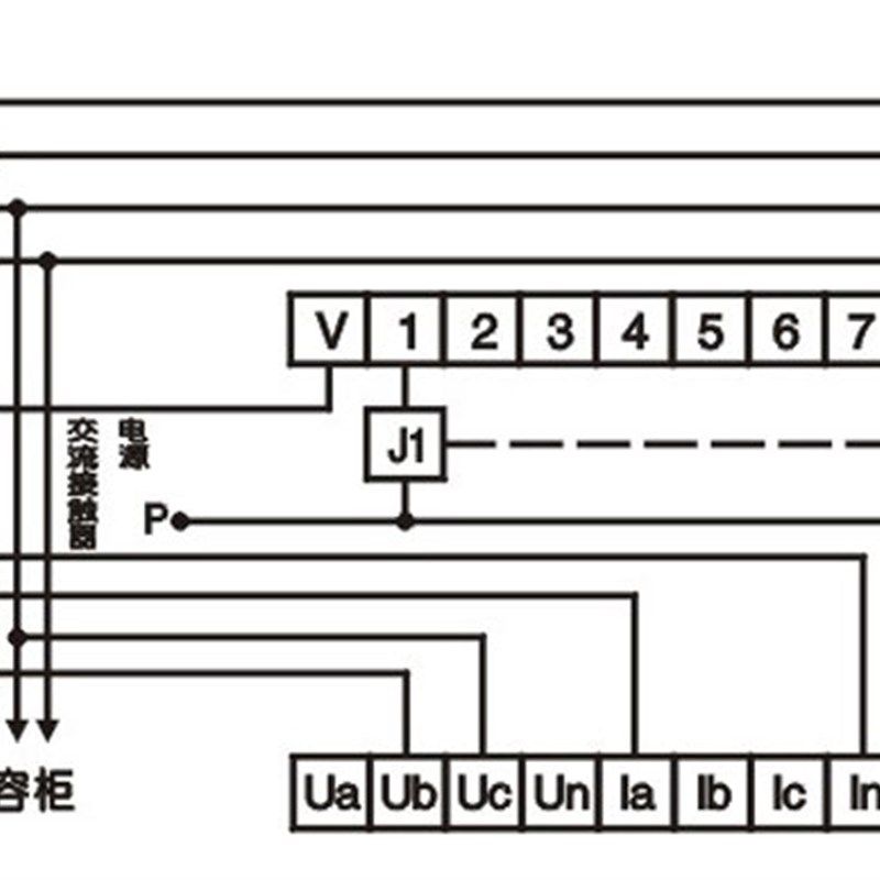 威斯康JKL5B无功补偿控制器长方形142X102开孔静态补偿控制接触器