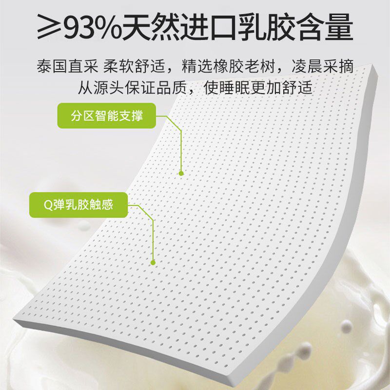 泰国天然乳胶床垫单人宿舍薄垫学生宿舍可折民宿家用叠榻榻米褥垫