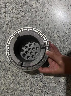 围炉八卦煮茶器具全套烤火炉烧炭套装户外茶桌碳炉子炉芯内胆炉心