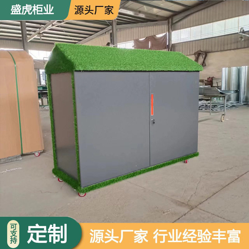 幼儿园户外黑板柜室外绘画玩具收纳储物柜防雨防晒彩绘收纳柜批发