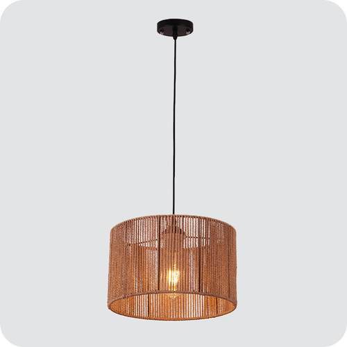l装ed藤艺简约灯餐厅室内道吊饰铁682艺床头过吧台中山灯具