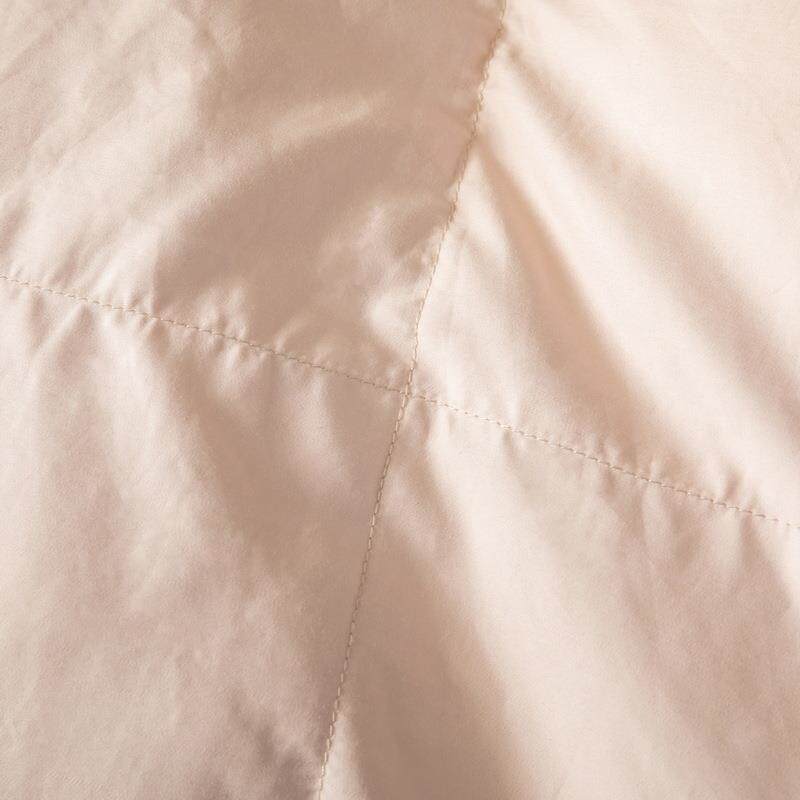 厂家80支柔赛不丝立羽绒JVH壳半成品被套自充绒内被胆套体跑绒