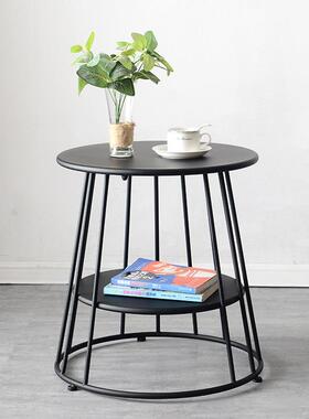 简易YY32730双铁艺茶几卧层室飘窗轻奢迷你几桌茶家用客厅几沙发