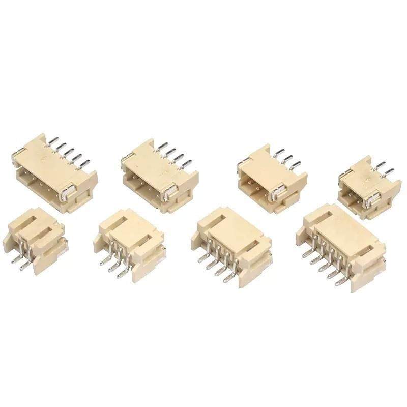 P1692.0卧2P卧式贴片H针座高温2.0连接器SMT针座贴耐PH-2P