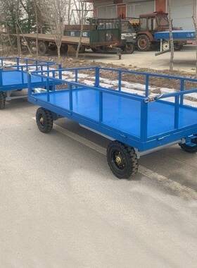 钢铁货物板车拉货搬运UIU平板实心货架车仓车储运输车重货型物车