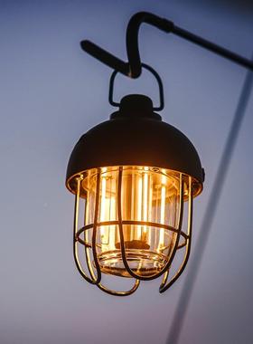 LUKA橡果灯45A00毫安4AWN灯00流明复古挂铁艺灯充电式LED野营充电
