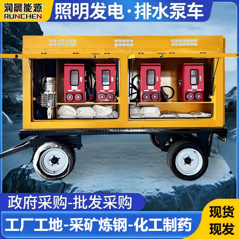 柴油发电机应急防汛移动电站