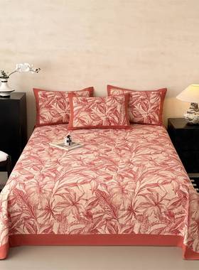 复棉古纯磨单毛床被单件FIV100全棉床笠秋冬加厚1.5米单双人单三