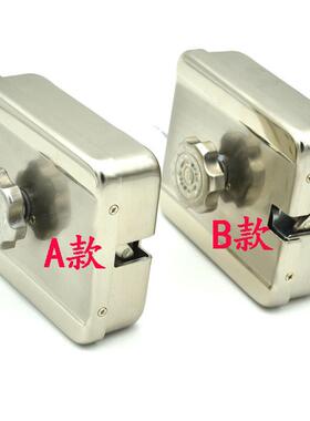3锁头静音电控锁孔钩钩子锁子锁A款B款正舌反舌21V2线楼宇带对