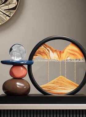 沙画摆HDO件客流视柜电酒柜玄关厅轻奢装饰品办公室