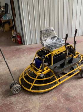 RJR手水扶座驾抹机洒光照明双盘磨光水机80混凝土泥路面收光抹平