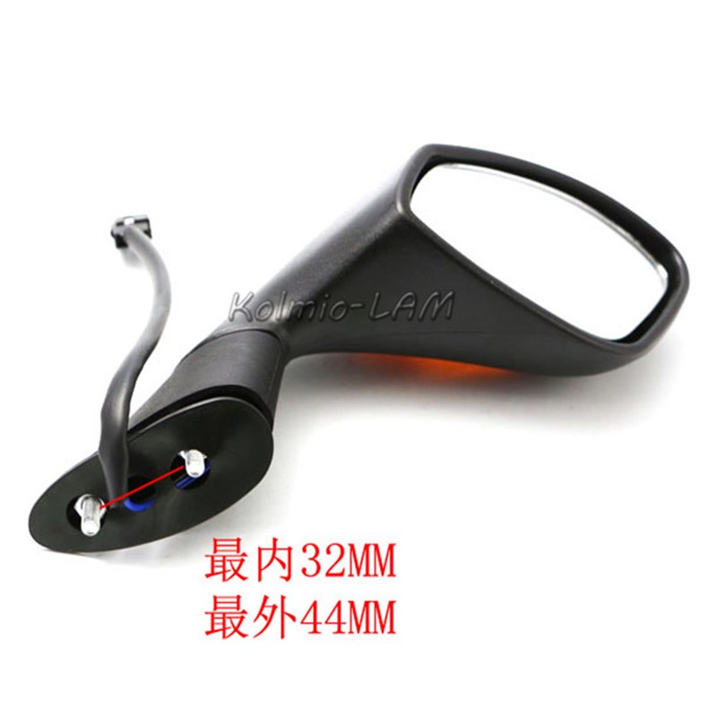 阿普利亚RSV 1000 GPR1 1适用改装后视镜倒车反光镜带转向灯