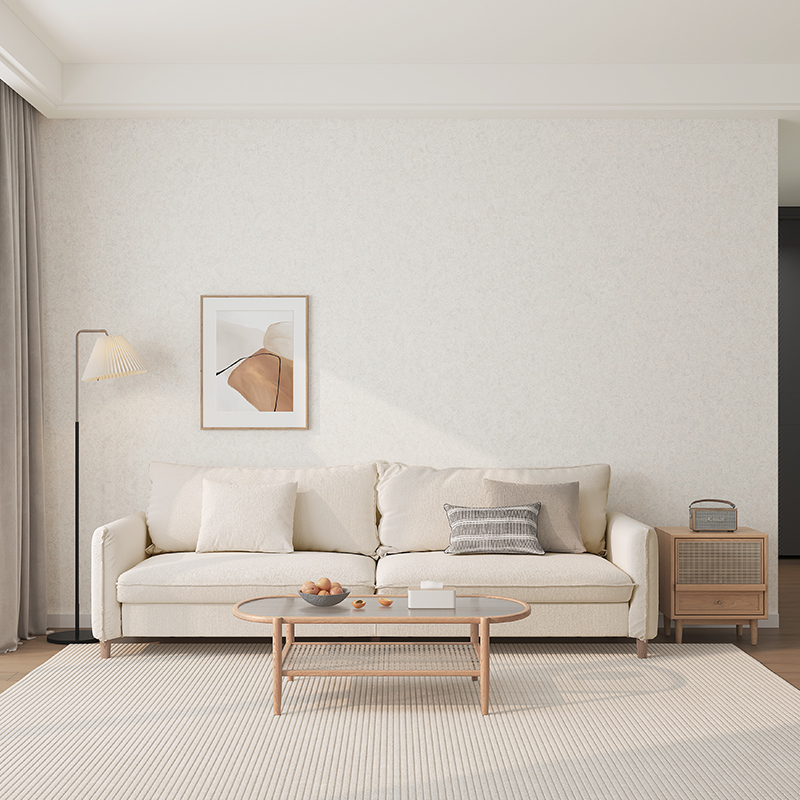 2023年新款无缝墙布全屋现代简约卧室客厅背景墙高档暗纹提花壁布