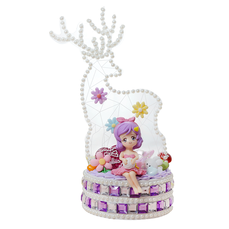 儿童diy手工制作梦境奇缘光影灯材料包奶油胶粘贴自制可爱小夜灯