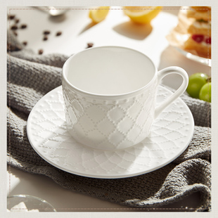 玛戈隆特 枫丹白露骨瓷咖啡杯碟高档精致法式下午茶茶具杯子套装