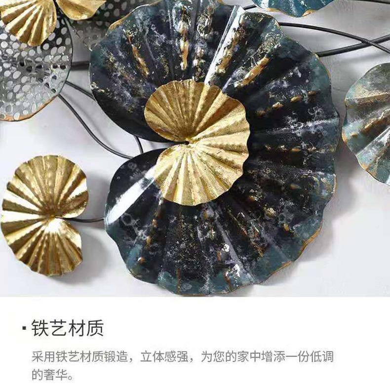 挂UZB欧式立体大型墙上装饰挂件创意铁艺品饰墙饰客厅墙壁面壁饰