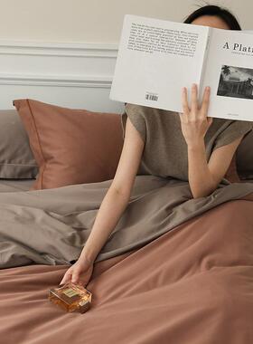 奢563100支长绒棉四件A套类全拉棉美德风床单被套纯棉床笠轻三件