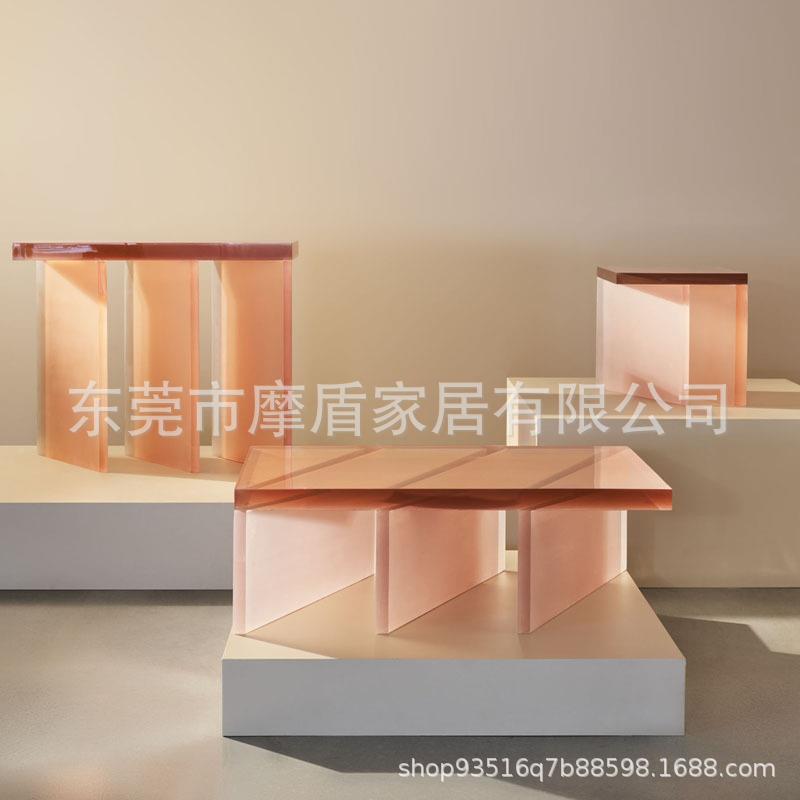 意式奢砂亚力玄关桌别墅克入户门厅磨观景台轻走廊无品牌/窄墙条