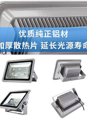 leCut-753照投光灯防水户外工广程明球d场场工地