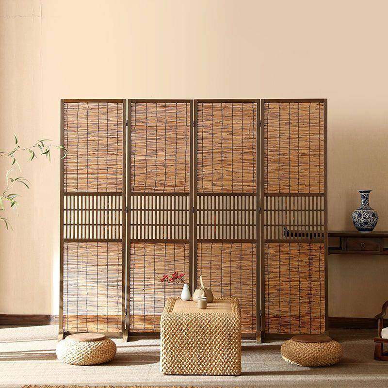 式屏实木屏玄风隔断入户关客厅茶楼民俗复古艺术折屏芦苇LJL编织,鲜花速递/花卉仿真/绿植园艺,其它园艺用品,淘宝优惠券,粉丝福利购,淘宝优惠卷