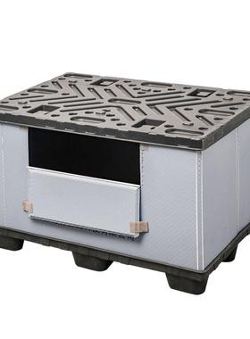 吹塑围板箱收701200X800m搬家箱衣服纳箱折叠m可大容量整理周转箱