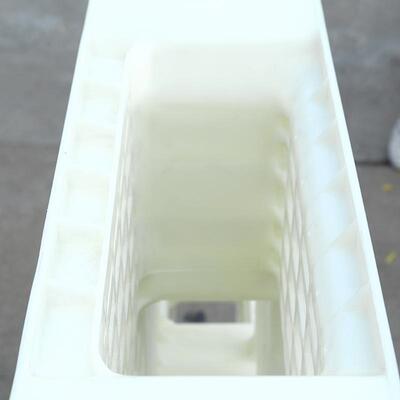 加白色田字塑料托盘网格田字塑胶板物流叉车网卡板FYP格卡仓库厚