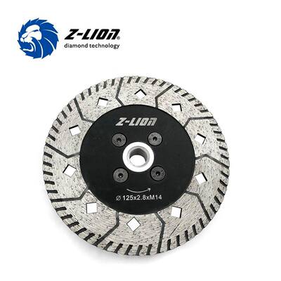 厂家切直销双面锯片磨片锋利型UNH带法兰125*.28*M14(5/81-1)