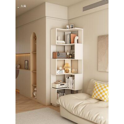 法式床书头柜卧室代品创意书替柜师一体置UNE物架带架高柜高款设