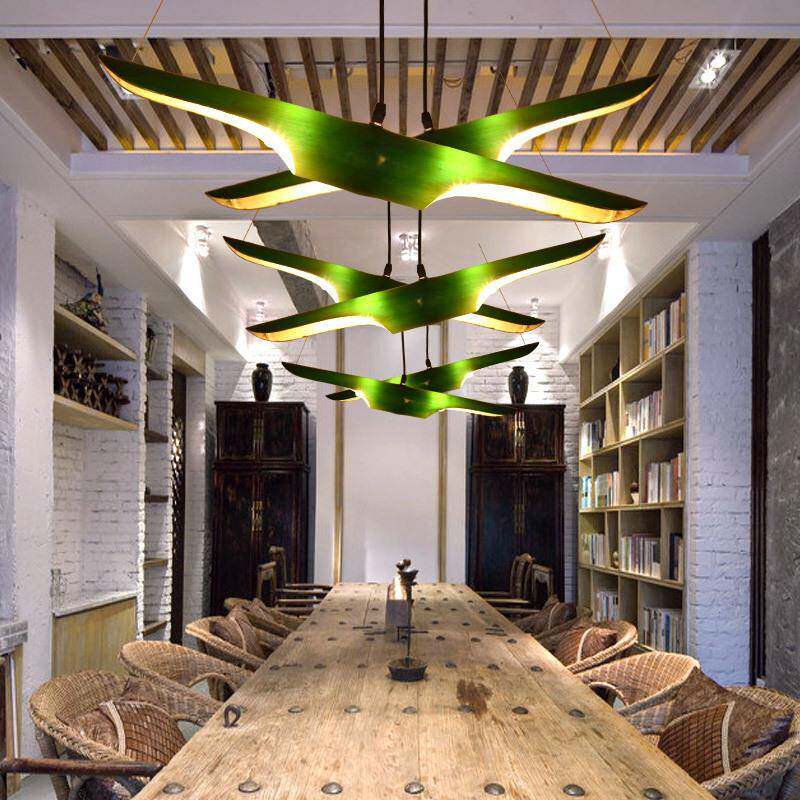 主题橱餐厅古艺术灯工业风42391复怀旧灯饰服装店窗办室创公意竹