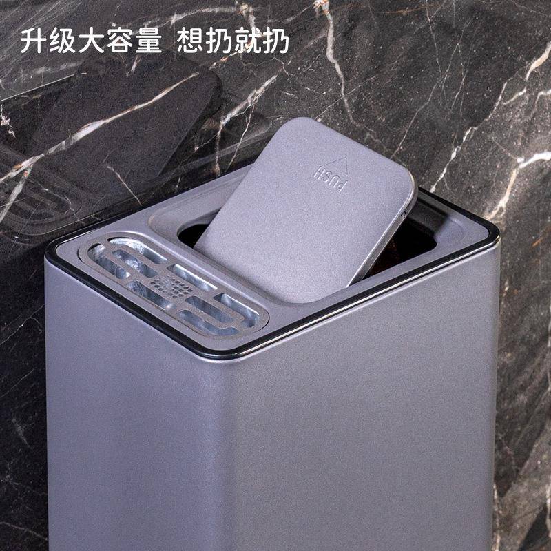 不锈钢公共场所摇酒店生间洗手台擦手卫纸盖垃圾桶商GKH厕用商场